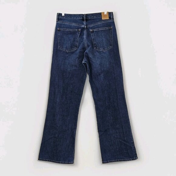 DU/ER Jeans Womens 32x33 (31) Blue Wide Leg WFMS4375 Stretch Hippie Preppy Boho - Picture 2 of 16